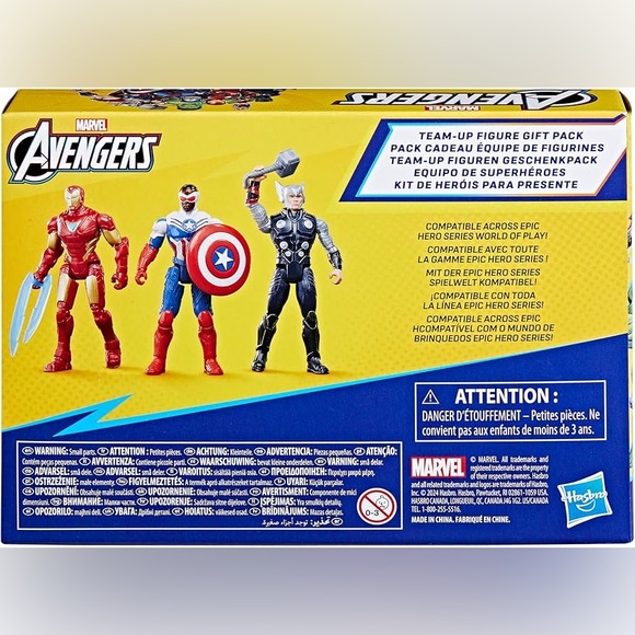 Marvel Avengers Epic Hero Series Team-Up Gift Pack - Picture 2 of 2